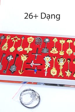 Bộ Chìa Khóa Tinh Linh Fairy Tail 12 Chìa Lớn 8.5Cm