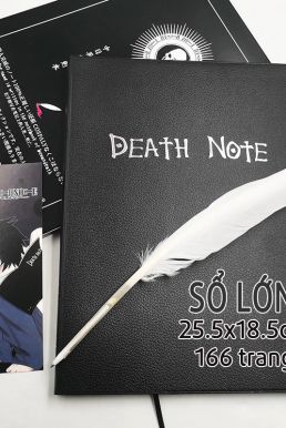 Sổ Tay Death Note Lớn - Cuốn Sổ Tử Thần Lớn Có Hộp Tặng Kèm Bút Lông Và Bookmark