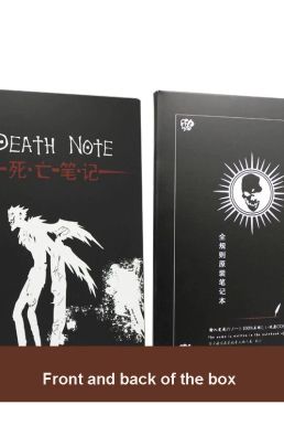 Sổ Tay Death Note Lớn - Cuốn Sổ Tử Thần Lớn Có Hộp Tặng Kèm Bút Lông Và Bookmark