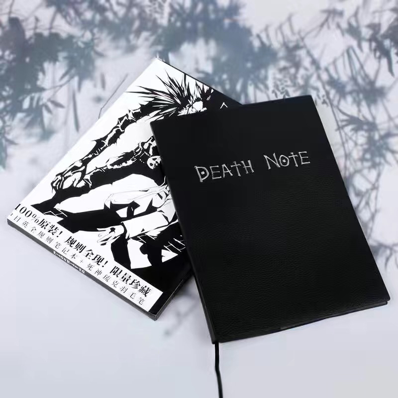 Sổ Tay Death Note Lớn - Cuốn Sổ Tử Thần Lớn Có Hộp Tặng Kèm Bút Lông Và Bookmark