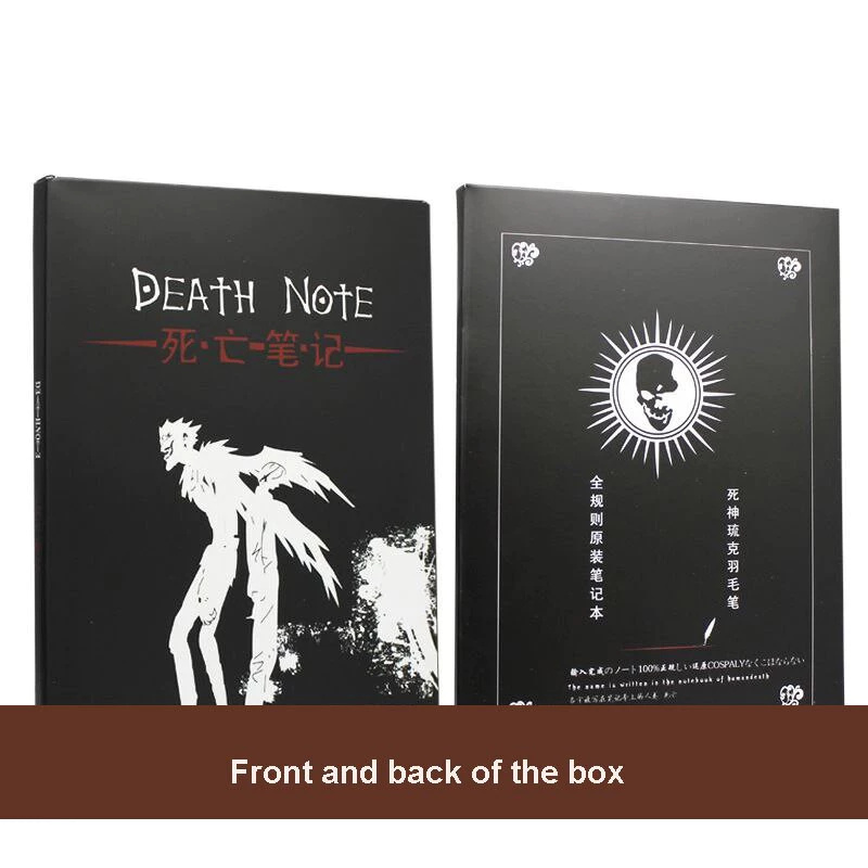Sổ Tay Death Note Lớn - Cuốn Sổ Tử Thần Lớn Có Hộp Tặng Kèm Bút Lông Và Bookmark