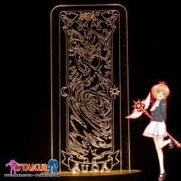 Đèn Ngủ Sakura Clear Card - AQUA -Vàng