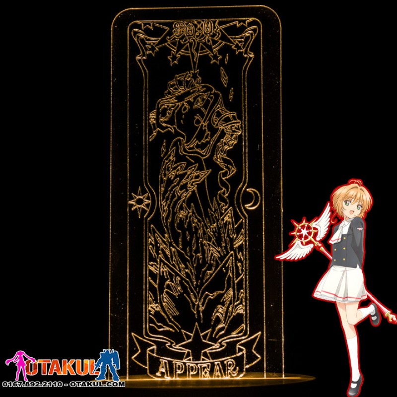 Đèn Ngủ Sakura Clear Card - APPEAR -Vàng