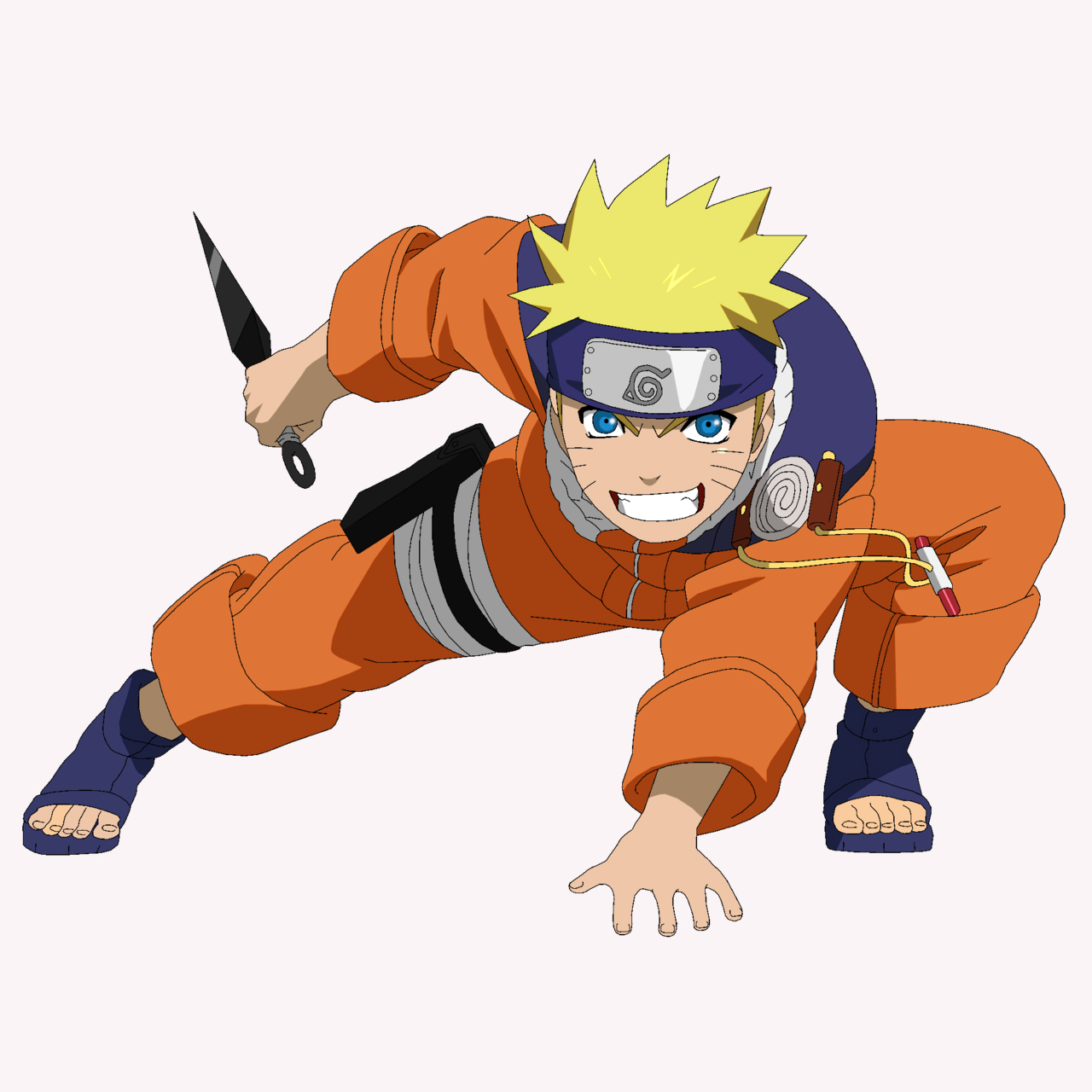 Bộ Túi Đeo Naruto Dùng Cosplay Naruto Chứa Phi Tiêu Và Kunai