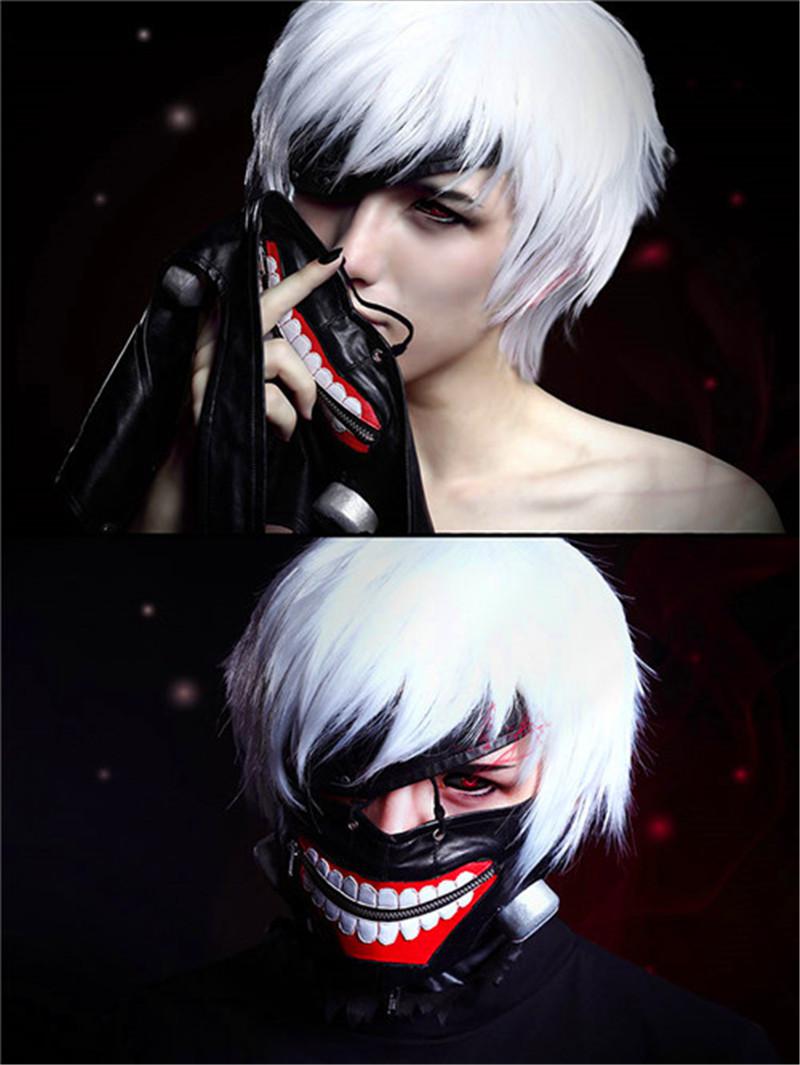 Tóc Giả Nam Ngắn Kaneki Ken Tokyo Ghoul