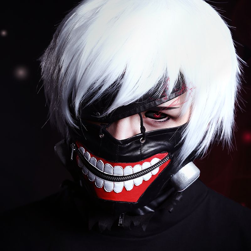 Tóc Giả Nam Ngắn Kaneki Ken Tokyo Ghoul