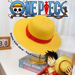 Nón Luffy (Mũ Rơm Luffy) 35Cm - Màu Vàng