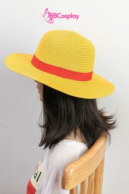Nón Luffy (Mũ Rơm Luffy) 35Cm - Màu Vàng