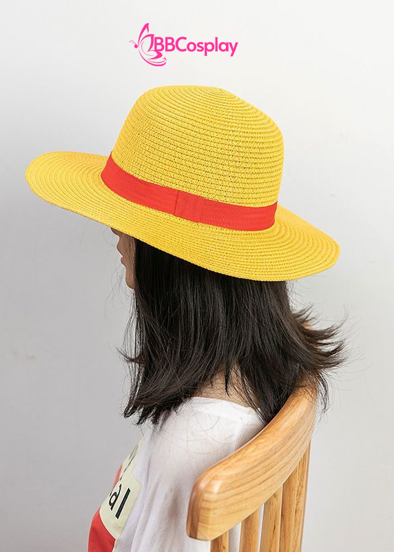 Nón Luffy (Mũ Rơm Luffy) 35Cm - Màu Vàng
