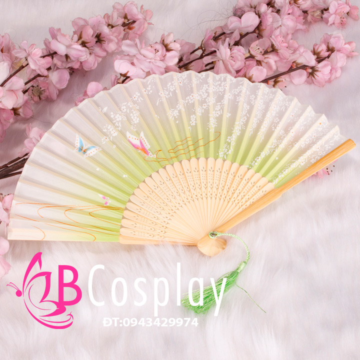 Uchiwa Quạt Vải Nhật Bản 38