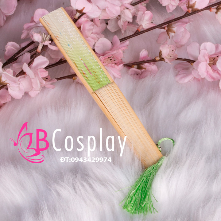 Uchiwa Quạt Vải Nhật Bản 38