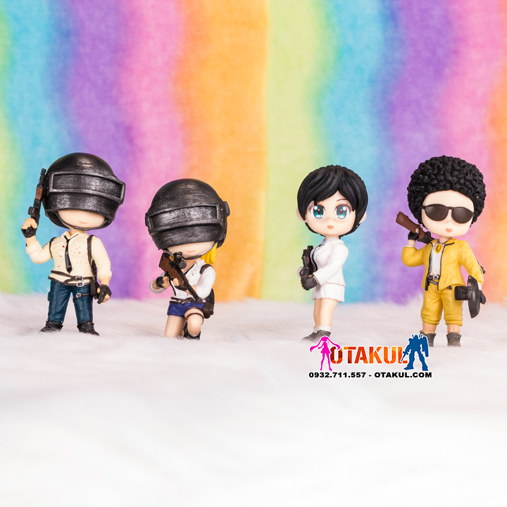 Mô Hình Chibi PUBG 4 Nhân Vật