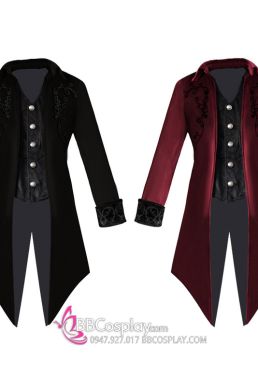 Vest Dracula Halloween Đen Gothic