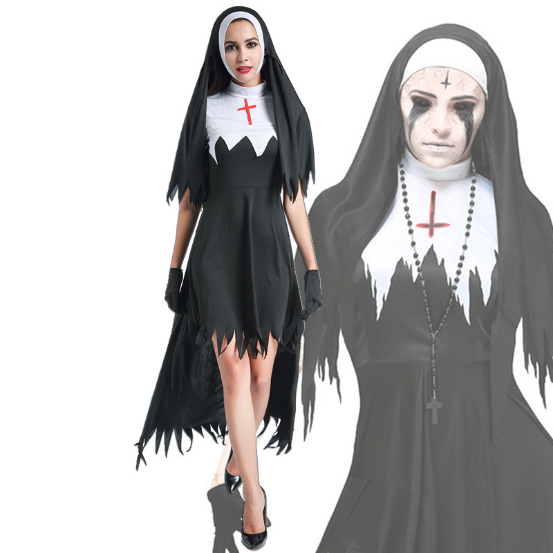 Đầm Valak The Nun Gothic Halloween Costume