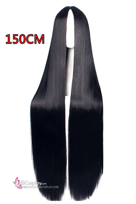 Tóc Đen 2 Mái Dài 150Cm