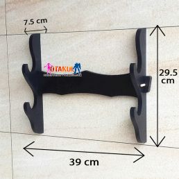 Giá Để Kiếm Gỗ Treo Tường 2 Tầng