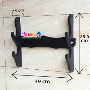 Giá Để Kiếm Gỗ Treo Tường 2 Tầng