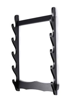 Giá Để Kiếm Gỗ Treo Tường 5 Tầng