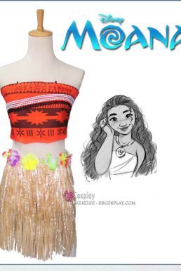 Trang Phục Công Chúa Moana 2016