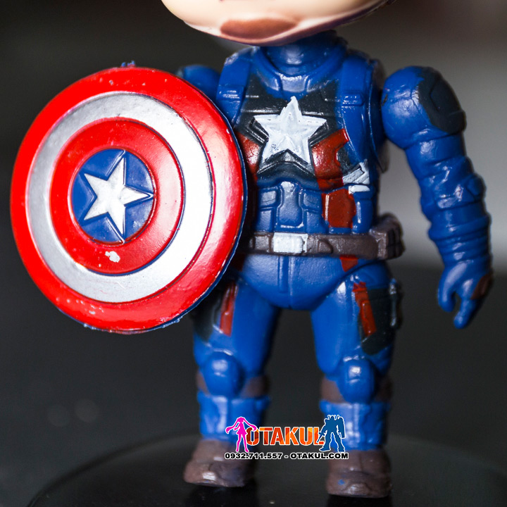 Móc Khóa Mô Hình Chibi Captain America