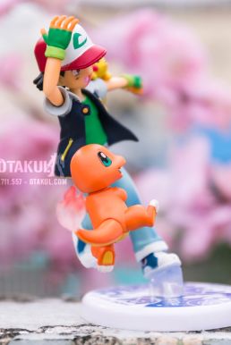 Mô Hình Figure Satoshi, Pikachu & Hitokage - Pokemon