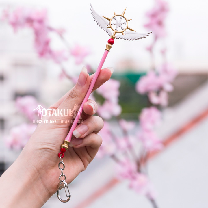 Móc Khóa Mộng Trượng Sakura - Cardcaptor Sakura 2019 - Trắng