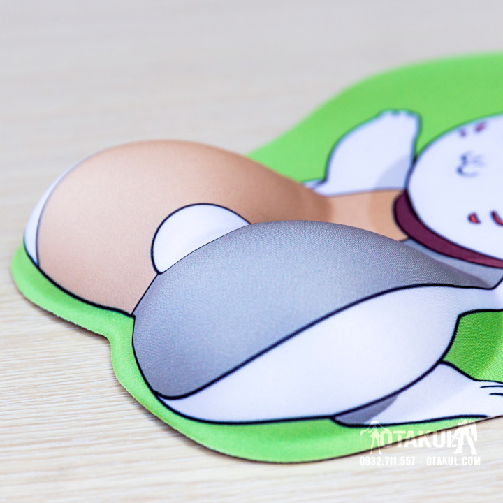 Lót Chuột 3D Neko Sensei - Oppai Mousepad