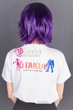 Tóc Giả Tomboy Tím Đậm