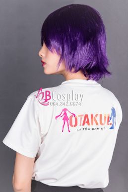 Tóc Giả Tomboy Tím Đậm