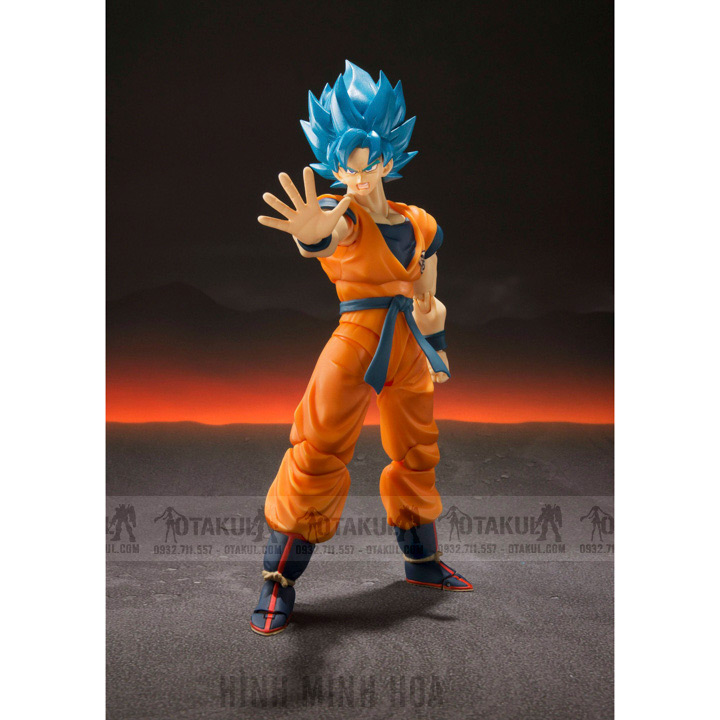 Mô Hình SHFiguarts SonGoku - Dragon Ball Z (Super Saiyan Blue God)