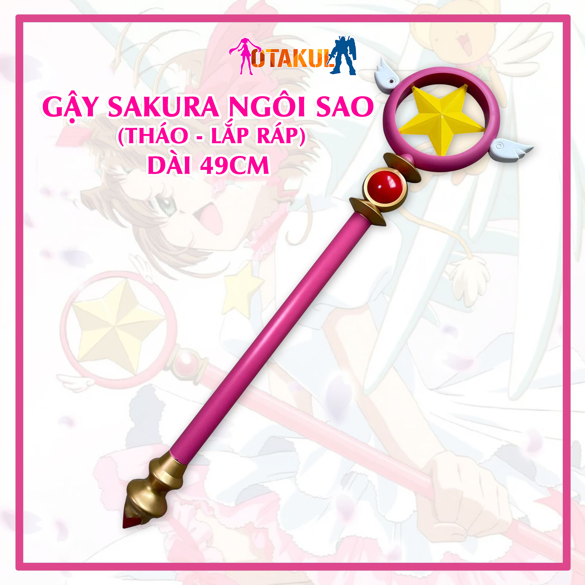 Gậy Sakura Mỏ Chim - Gậy Thu Phục Thẻ Bài Clow Của Sakura