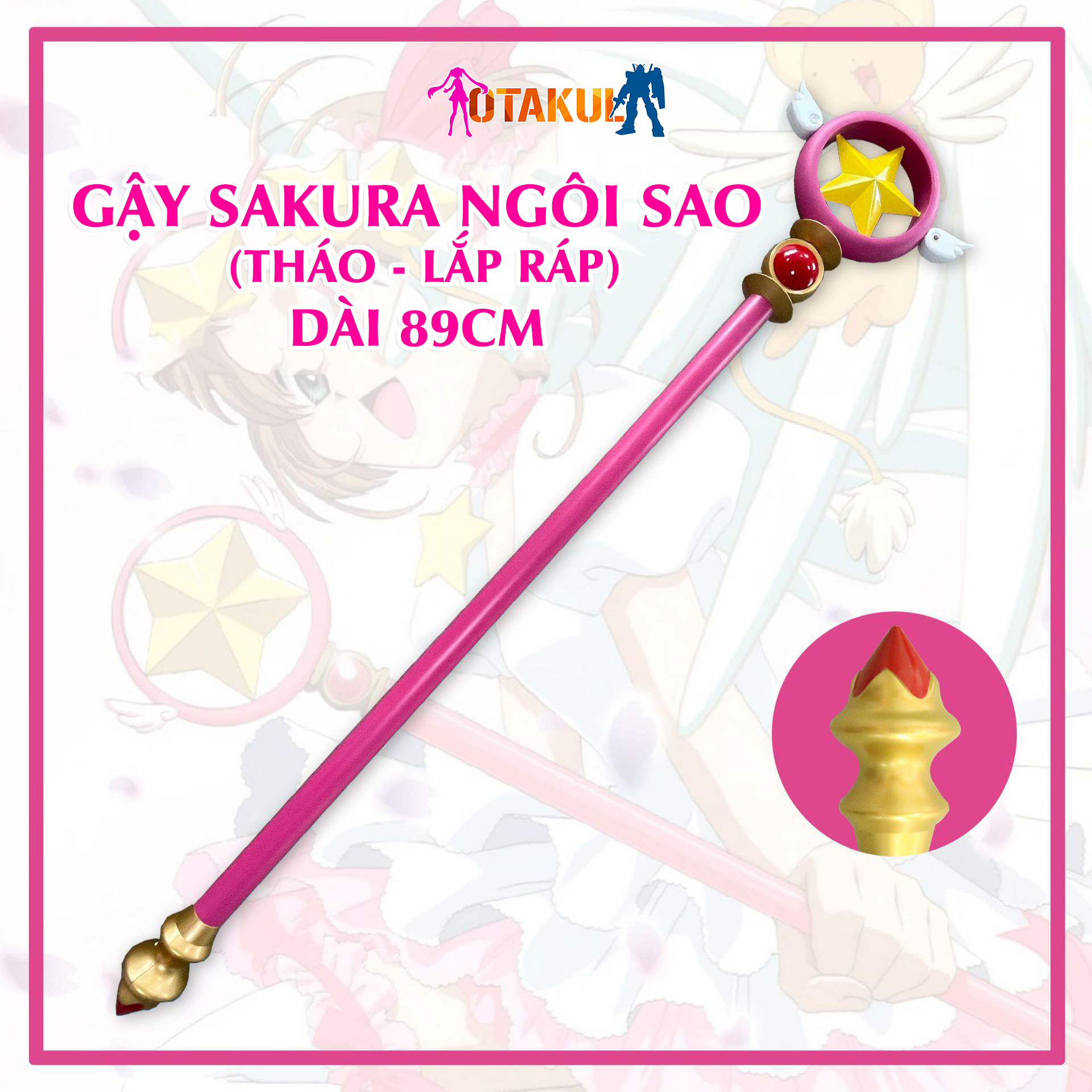Gậy Sakura Mỏ Chim - Gậy Thu Phục Thẻ Bài Clow Của Sakura