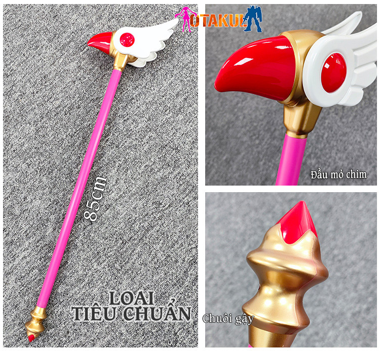Gậy Sakura Mỏ Chim - Gậy Thu Phục Thẻ Bài Clow Của Sakura