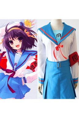[Thanh Lý] Đồng Phục Nữ Sinh Cosplay Haruhi Suzumiya