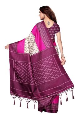 Sari Ấn Độ - Đồ Ấn Độ Hồng Đậm  - Trang Phục Ấn Độ Cam Đậm