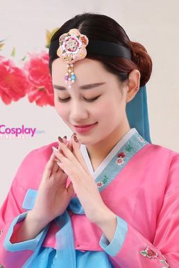 Băng Đô Cài Tóc Hàn Quốc - Cài Tóc Hanbok - Màu Đỏ