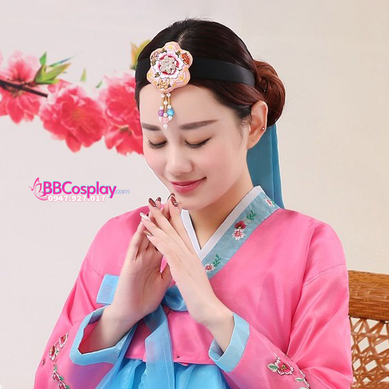 Băng Đô Cài Tóc Hàn Quốc - Cài Tóc Hanbok - Màu Đỏ