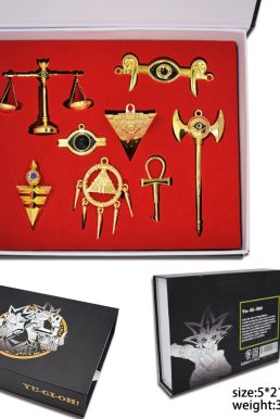 Bộ Móc Khóa Báu Vật Ngàn Năm Yu-Gi-Oh! Màu Vàng 18K