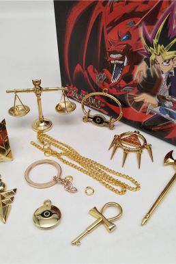 Bộ Móc Khóa Báu Vật Ngàn Năm Yu-Gi-Oh! Màu Vàng 18K