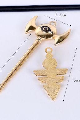 Bộ Móc Khóa Báu Vật Ngàn Năm Yu-Gi-Oh! Màu Vàng 18K