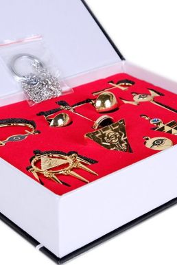 Bộ Móc Khóa Báu Vật Ngàn Năm Yu-Gi-Oh! Màu Vàng 18K