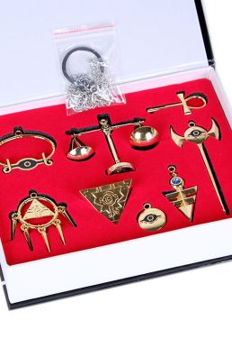 Bộ Móc Khóa Báu Vật Ngàn Năm Yu-Gi-Oh! Màu Vàng 18K