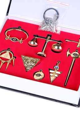 Bộ Móc Khóa Báu Vật Ngàn Năm Yu-Gi-Oh! Màu Vàng 18K