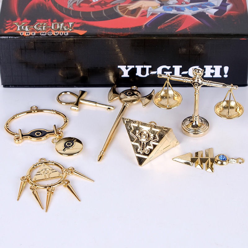 Bộ Móc Khóa Báu Vật Ngàn Năm Yu-Gi-Oh! Màu Vàng 18K