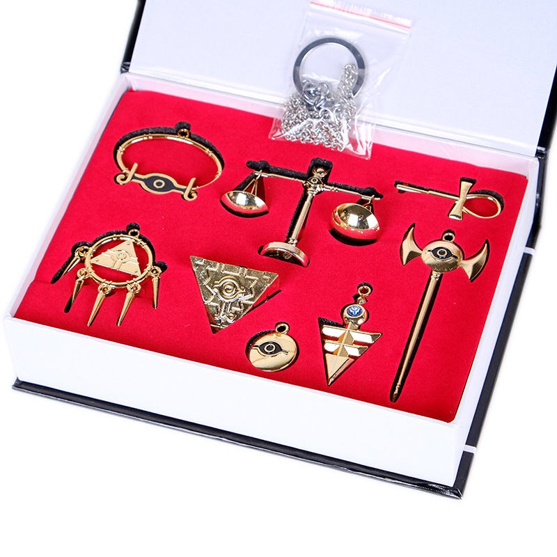 Bộ Móc Khóa Báu Vật Ngàn Năm Yu-Gi-Oh! Màu Vàng 18K