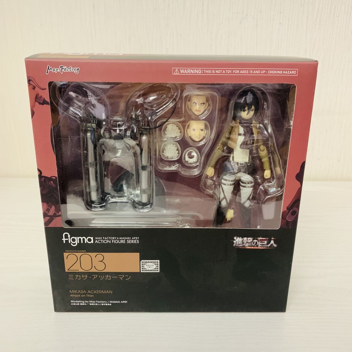 Mô Hình Figma 203 Mikasa Ackerman - Attack On Titan