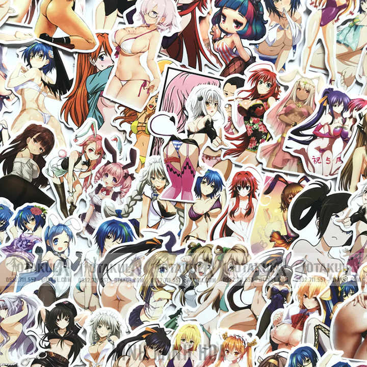 Bộ Sticker Character Anime Ecchi